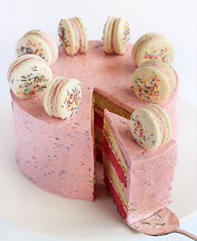 pretty pink cake